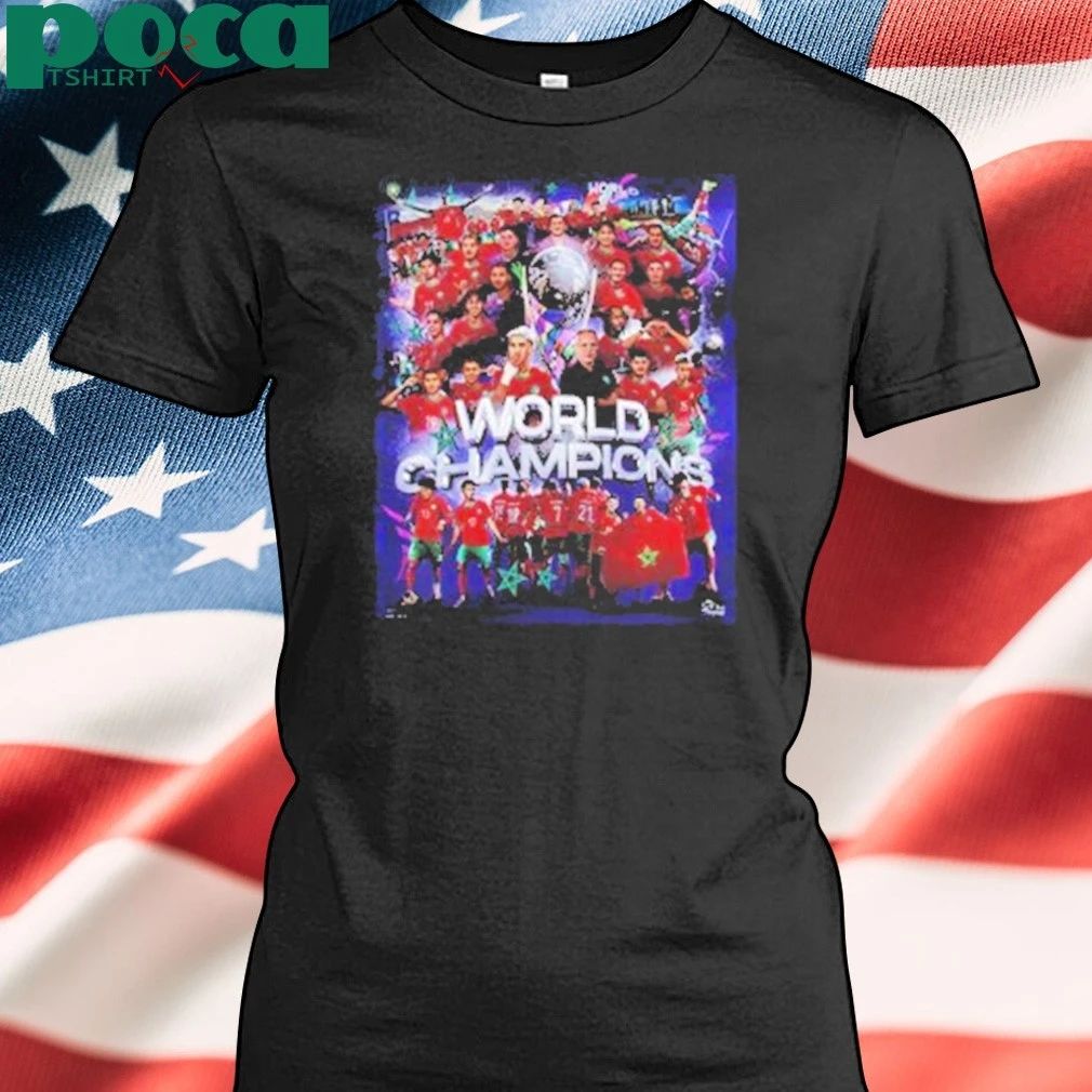 Morocco Wins World Cup 2025 Champion shirt