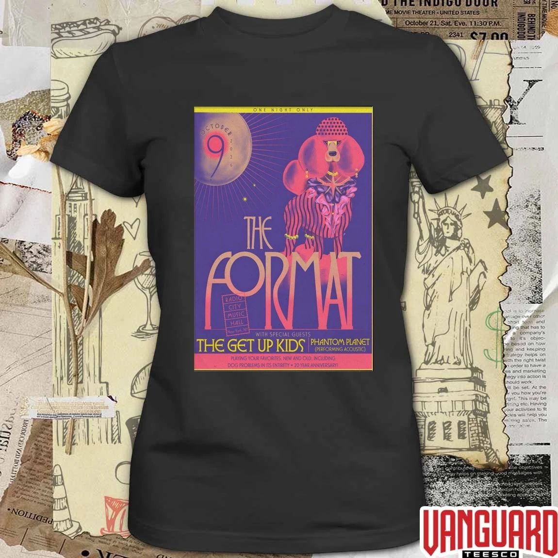 The Format October 9 2026 Radio City Music Hall In New York NY Poster t-shirt