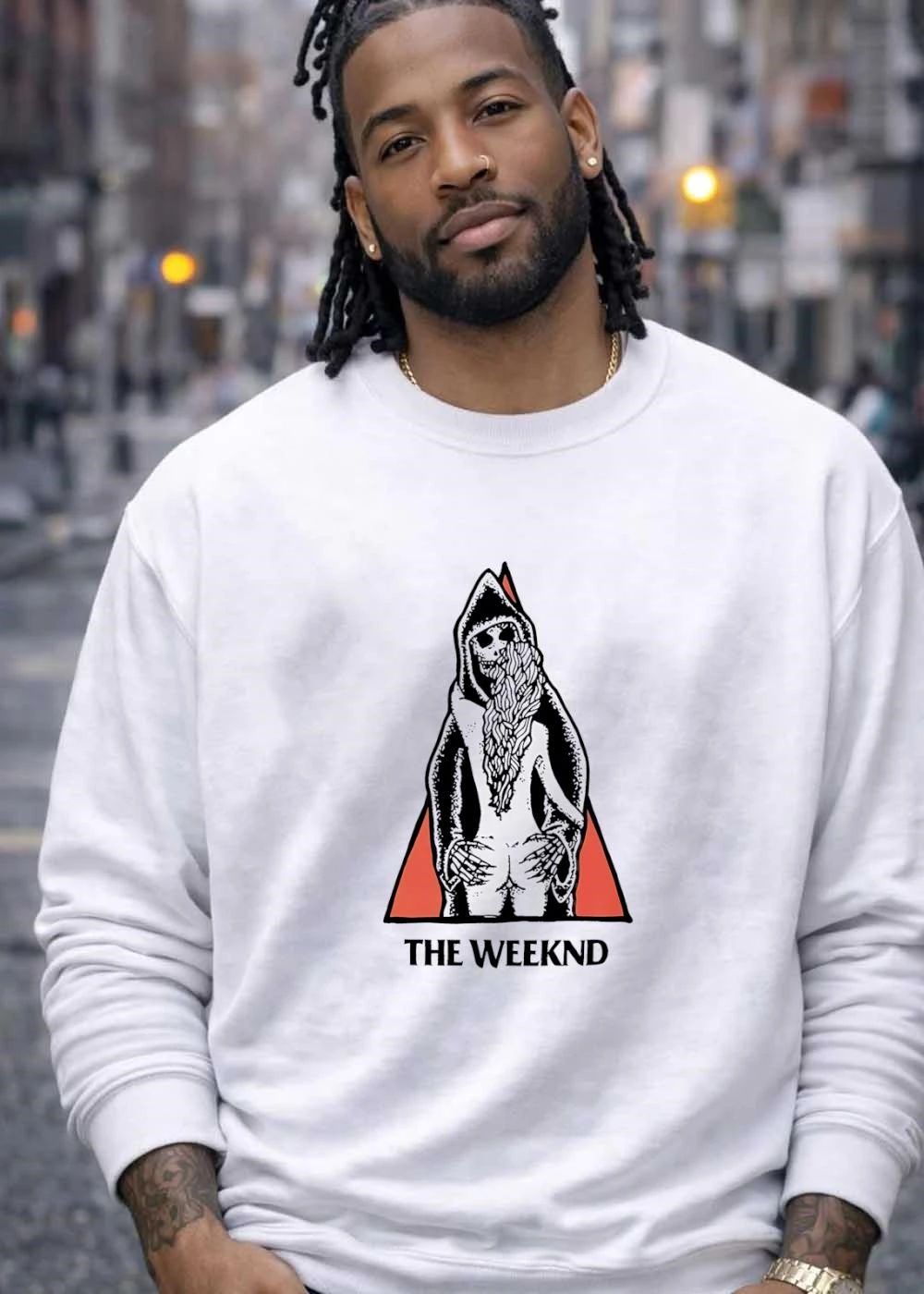 The Weeknd skeleton girl shirt