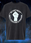 Blast Beat Anti Fascism and Racism Fist Protest T-Shirt