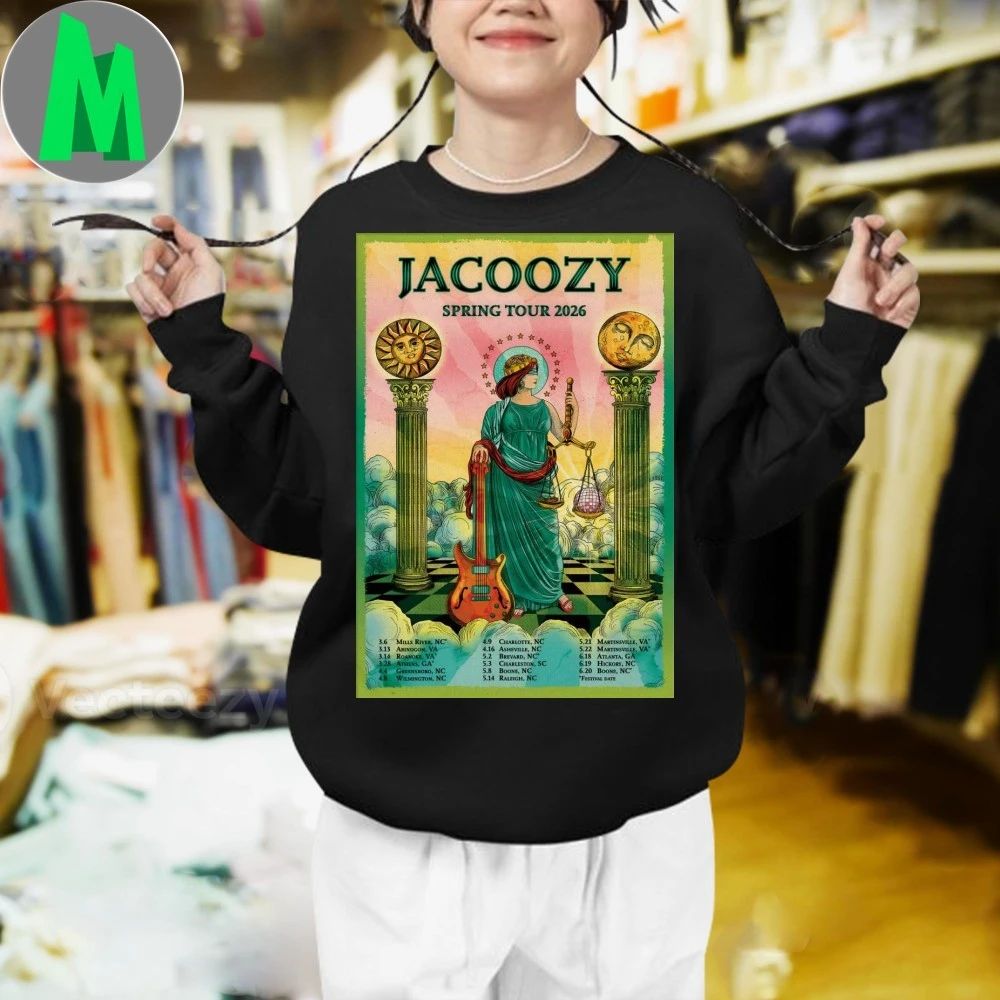 Original Jacoozy Spring Tour 2026 Poster Shirt