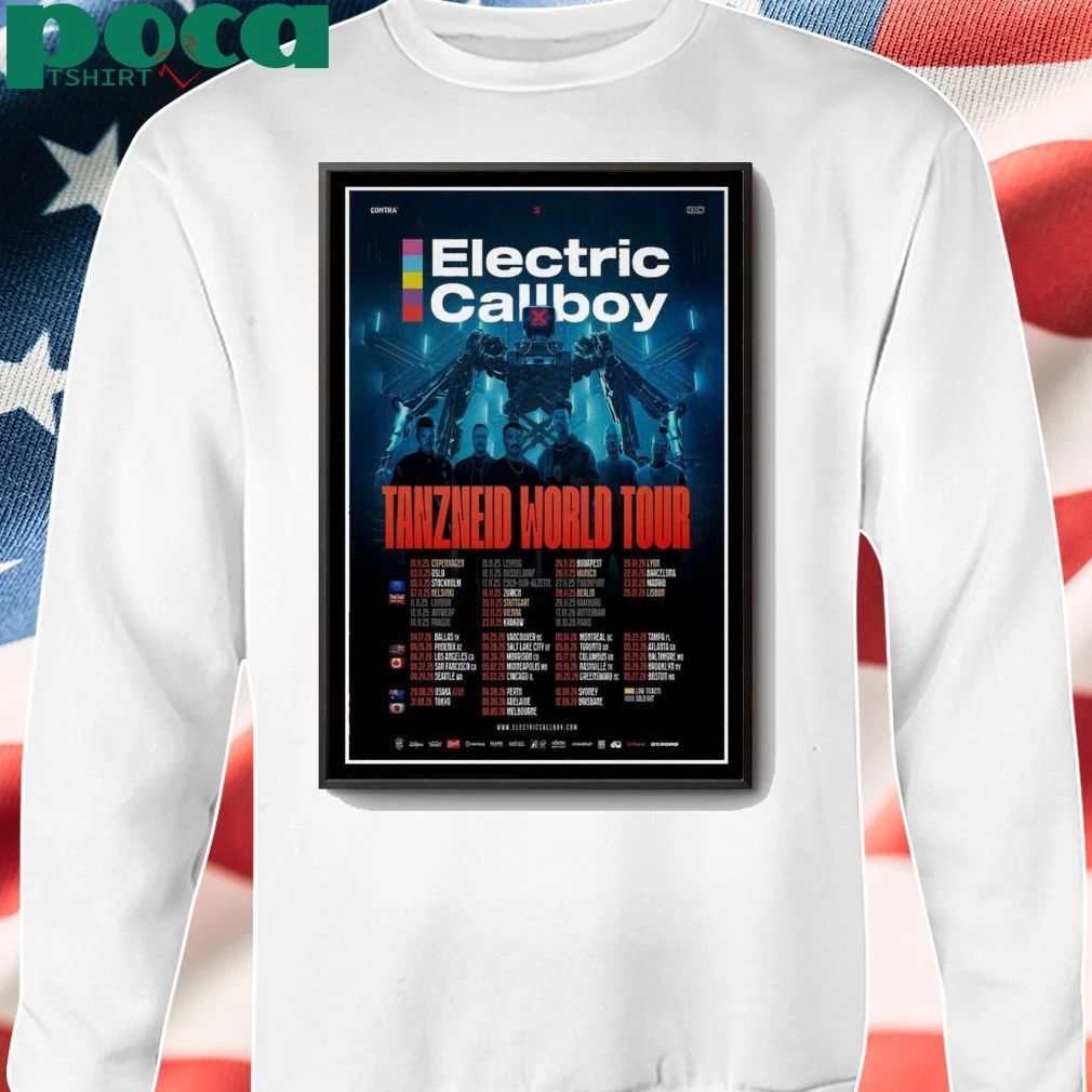 Electric Callboy Tanzneid World 2026 Poster shirt