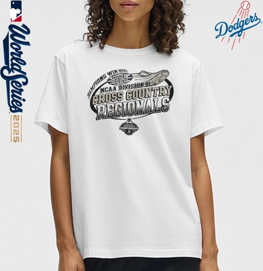 2025 NCAA Division II Cross Country Regionals Champions Win Here T-Shirt