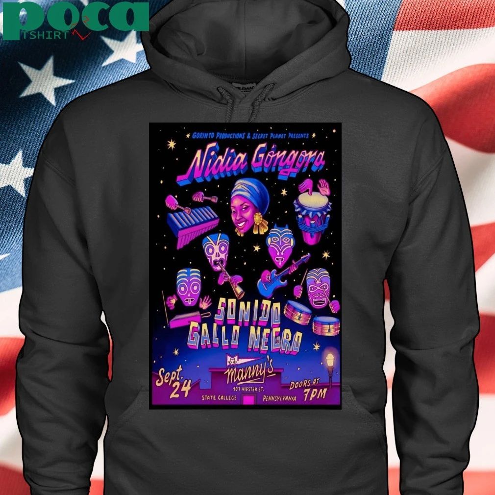 Nidia Gongora September 24 2025 Manny’s Performance Space in State College PA Poster T-shirt