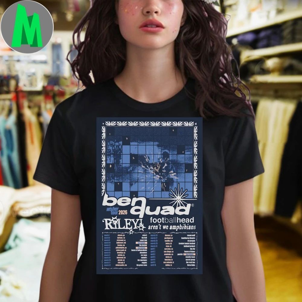 Ben Quad Tour Winter 2026 Poster Shirt