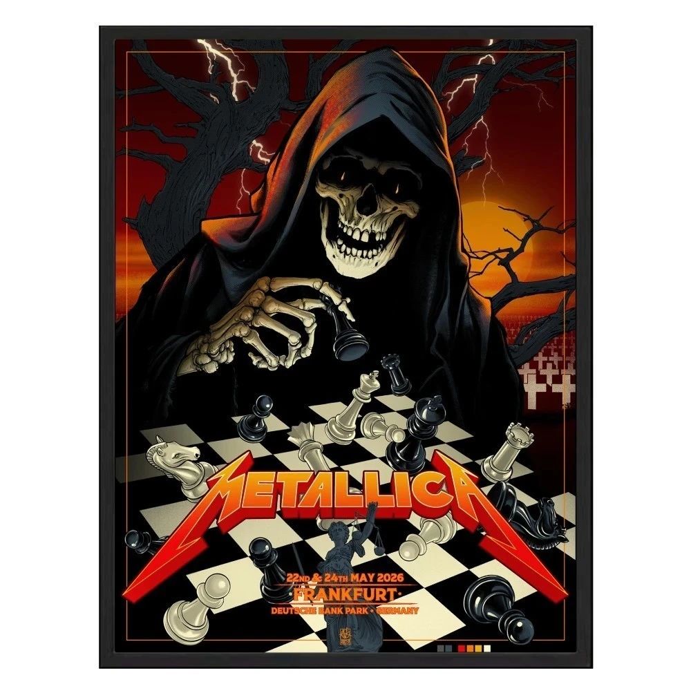 Metallica Frankfurt 2026 Poster M72 World Tour Germany Concert Art