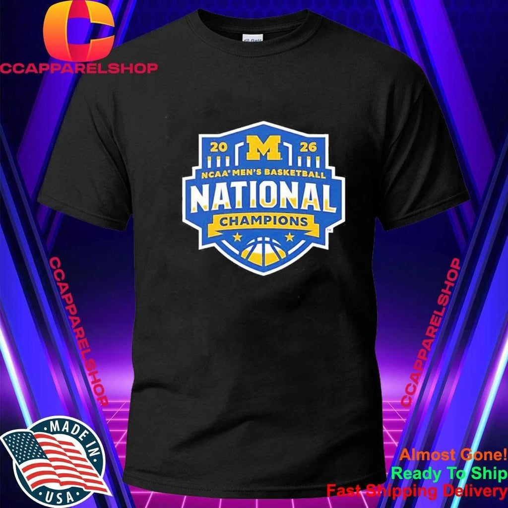 Michigan Wolverines 2026 NCAA mens basketball national champions sports logo Shirt