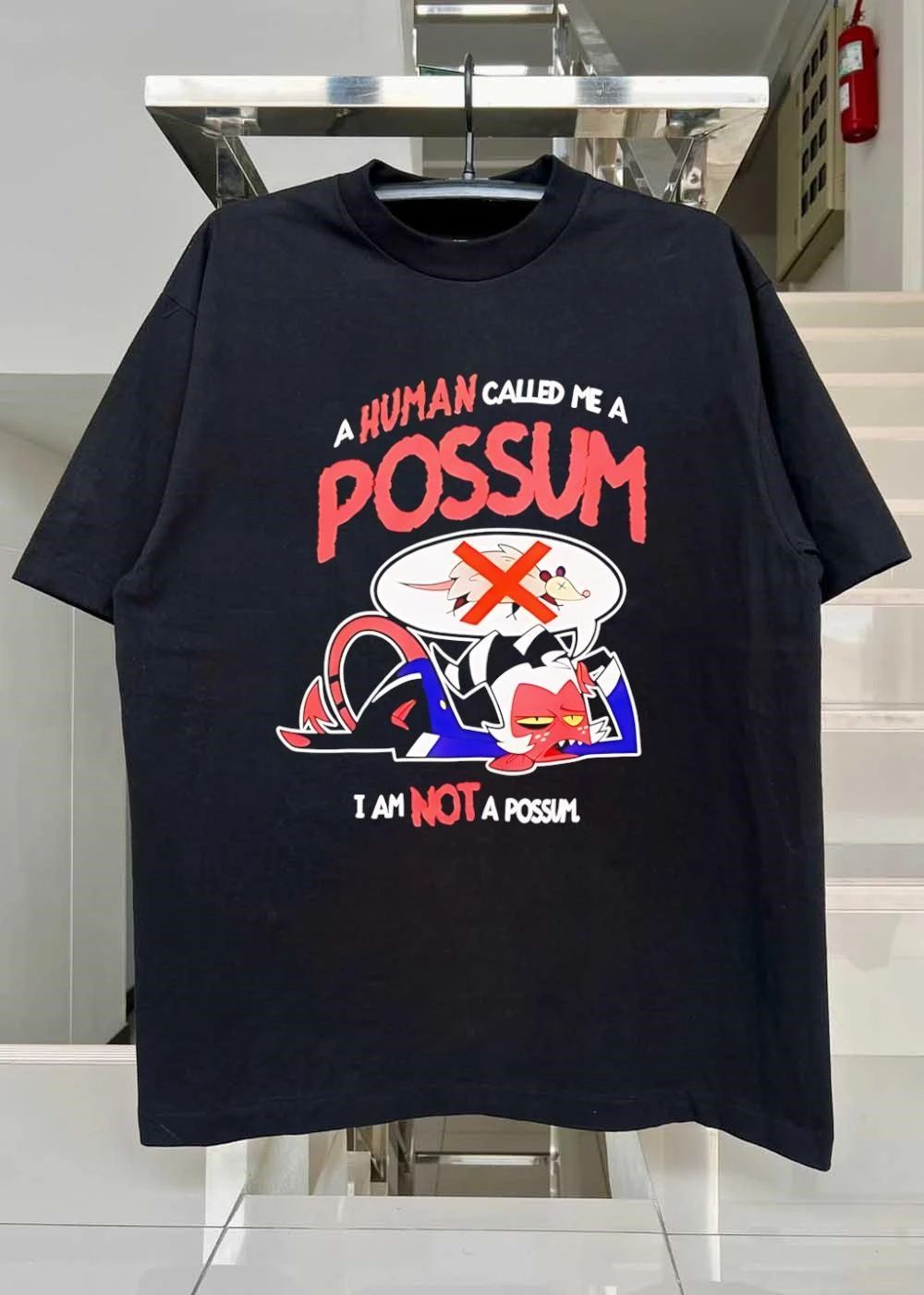 Helluva Boss Moxxie Not A Possum Hazbin Hotel shirt