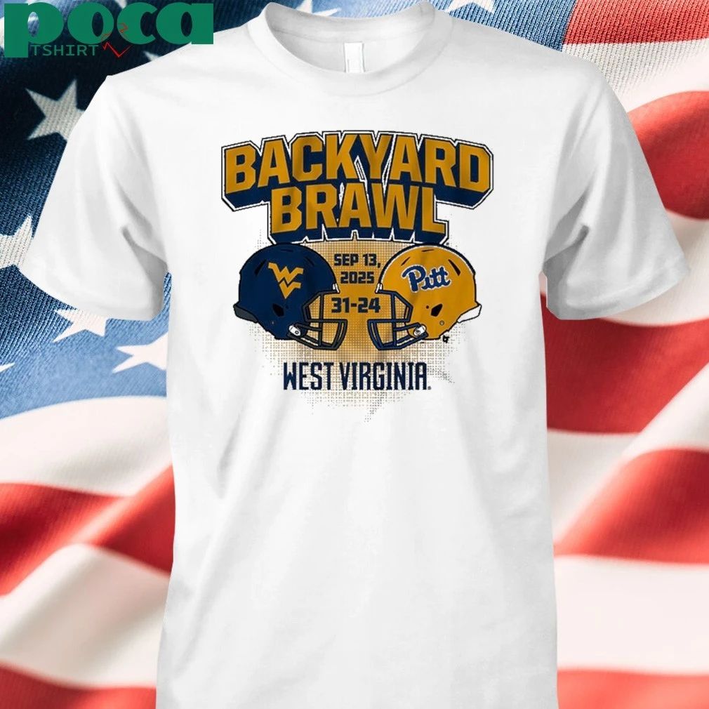 West Virginia Football Backyard Brawl Champs T-shirt