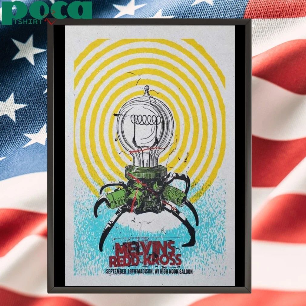 Melvins and Redd Kross Sept 18 2025 High Noon Saloon Madison WI Poster T-shirt