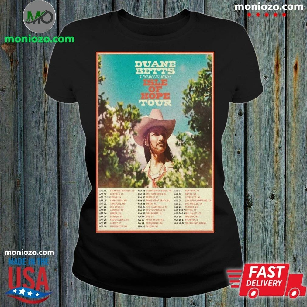 Duane Betts 2026 Isle Of Hope Tour Poster Shirt
