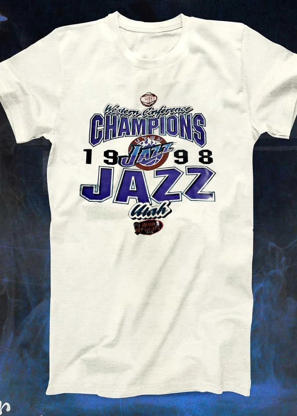 Utah Jazz 1998 Western Conference CHAMPIONS NBA Finals NBA shirt
