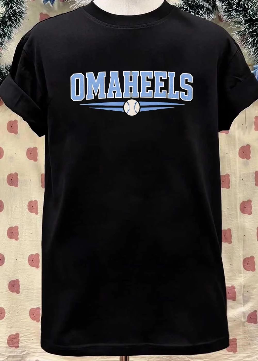 OMAHEELS Fans Gear Up in this Omaha Tar Heels Baseball T-Shirt