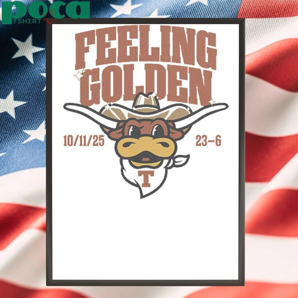 Texas Football Feeling Golden Shirt