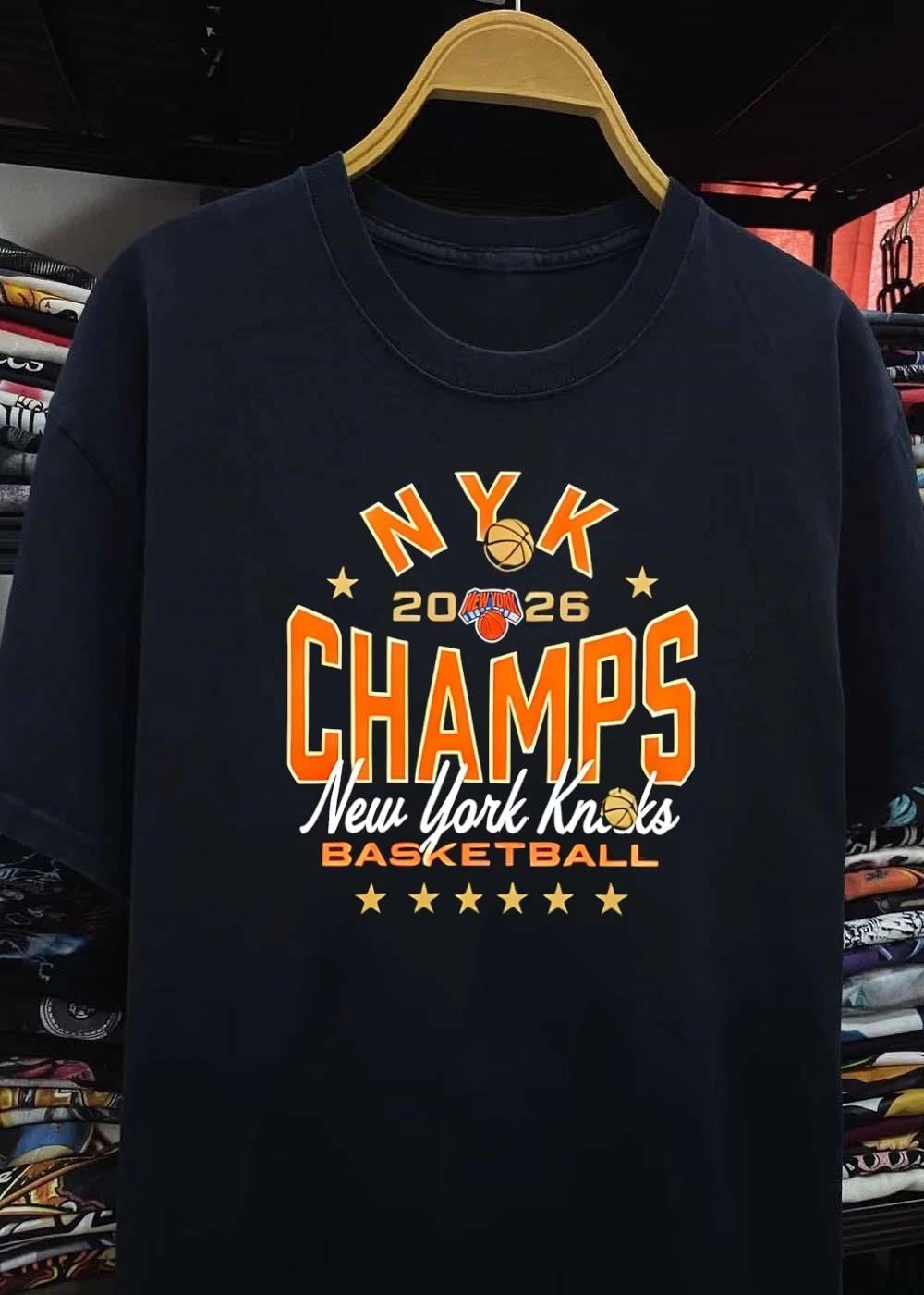 NYK 2026 Champs New York Knocks Basketball NBA T-Shirt