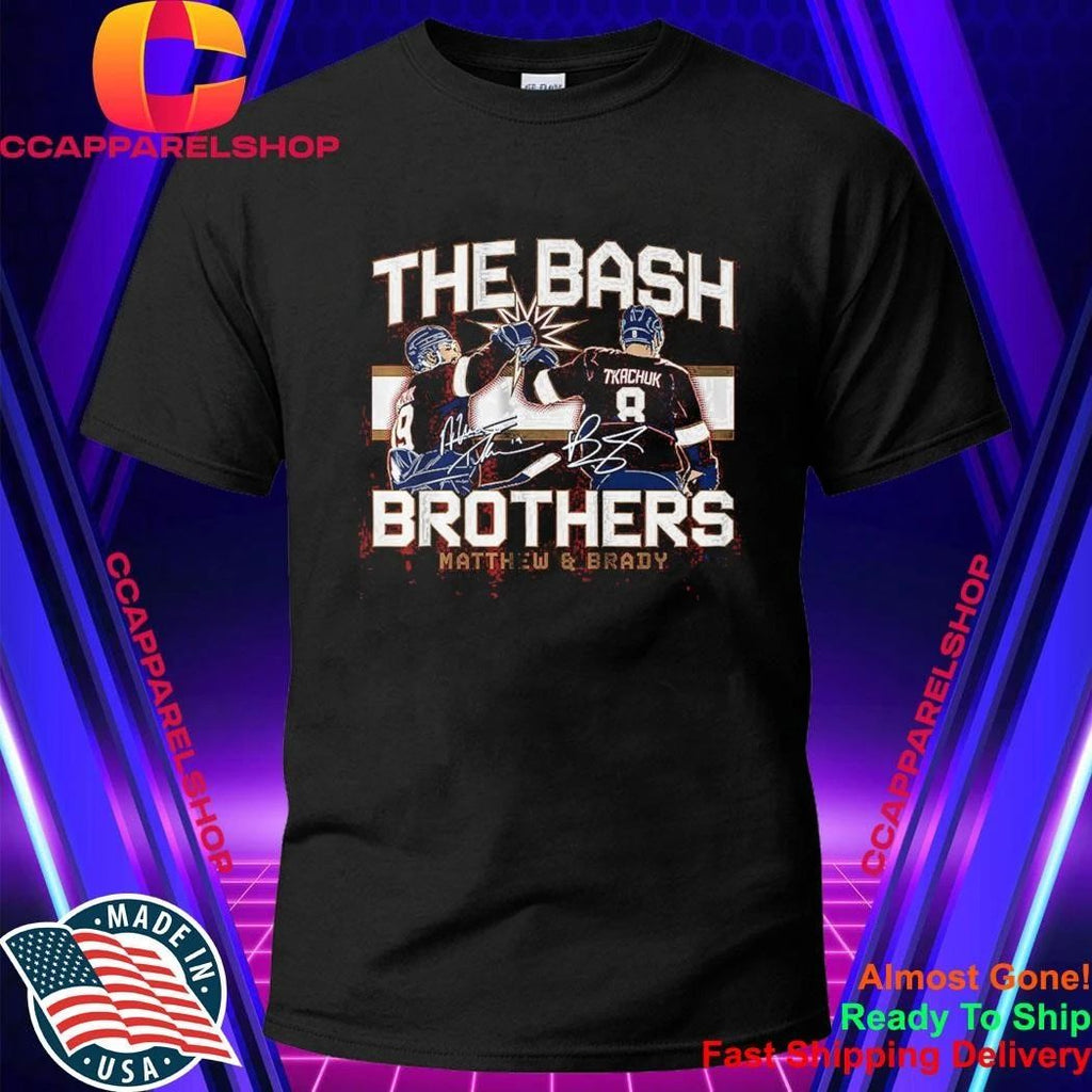 Matthew & Brady Tkachuk The Bash Brothers Signature Shirt