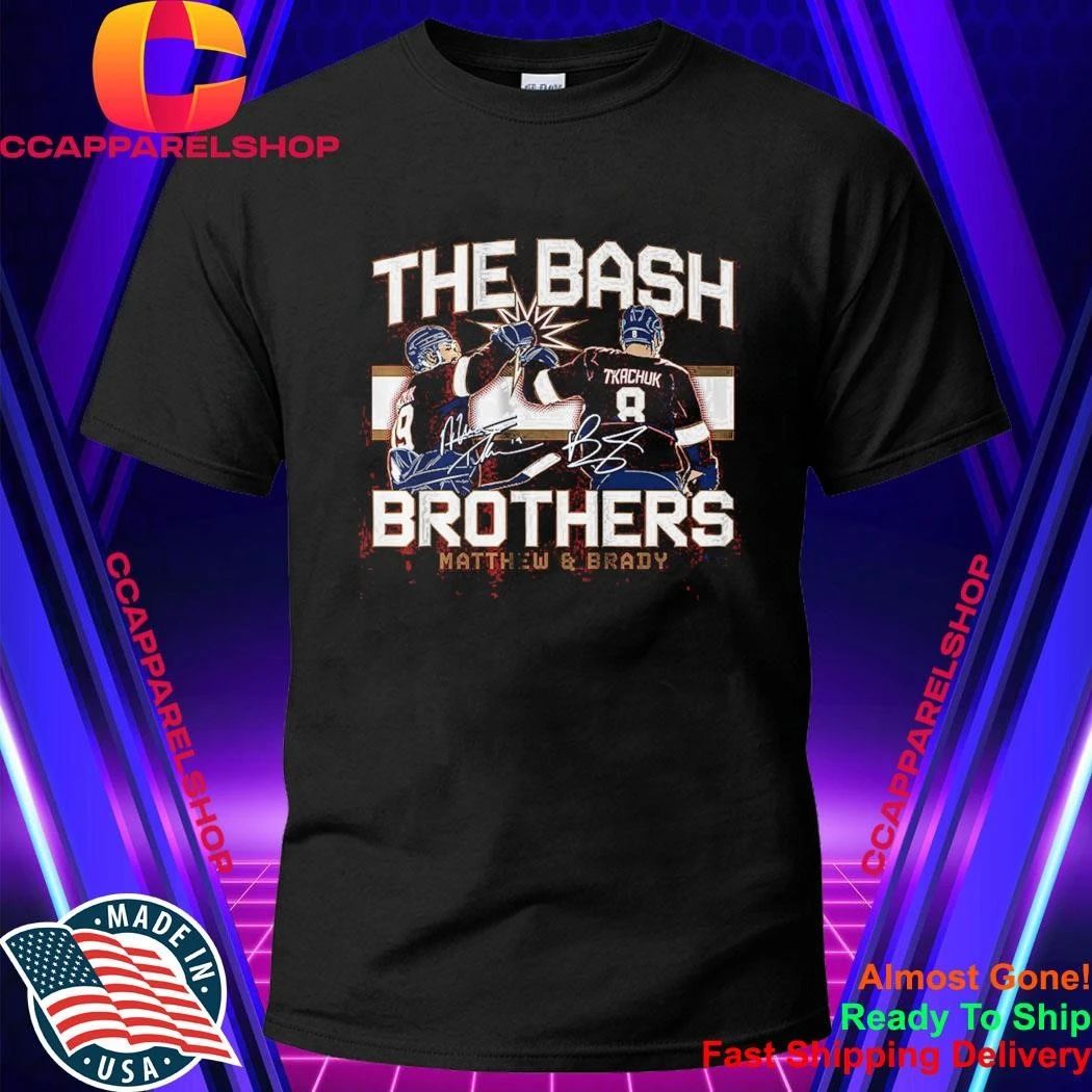 Matthew & Brady Tkachuk The Bash Brothers Signature Shirt