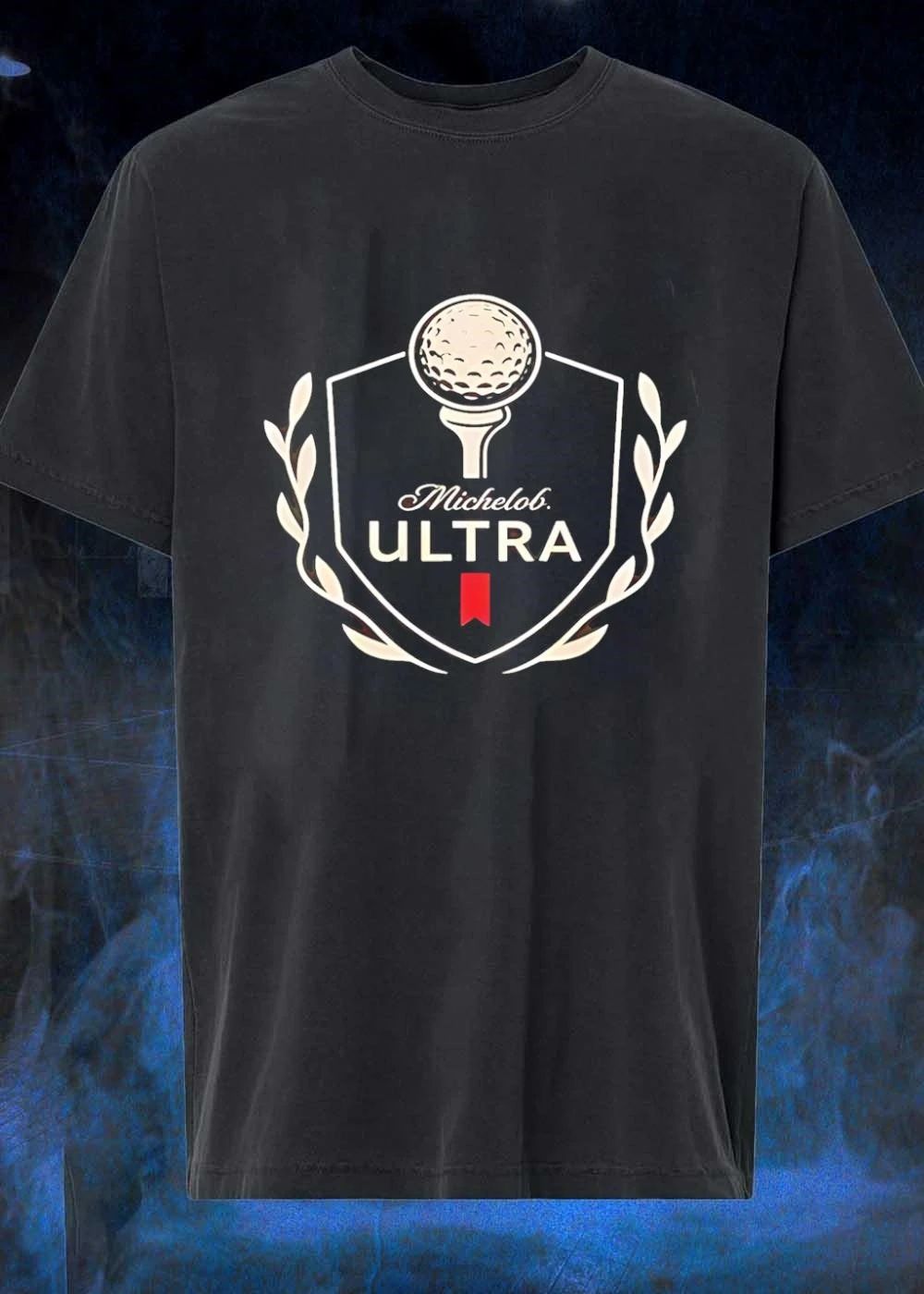 Michelob Ultra Golf Ball Shield Logo Apparel T-Shirt