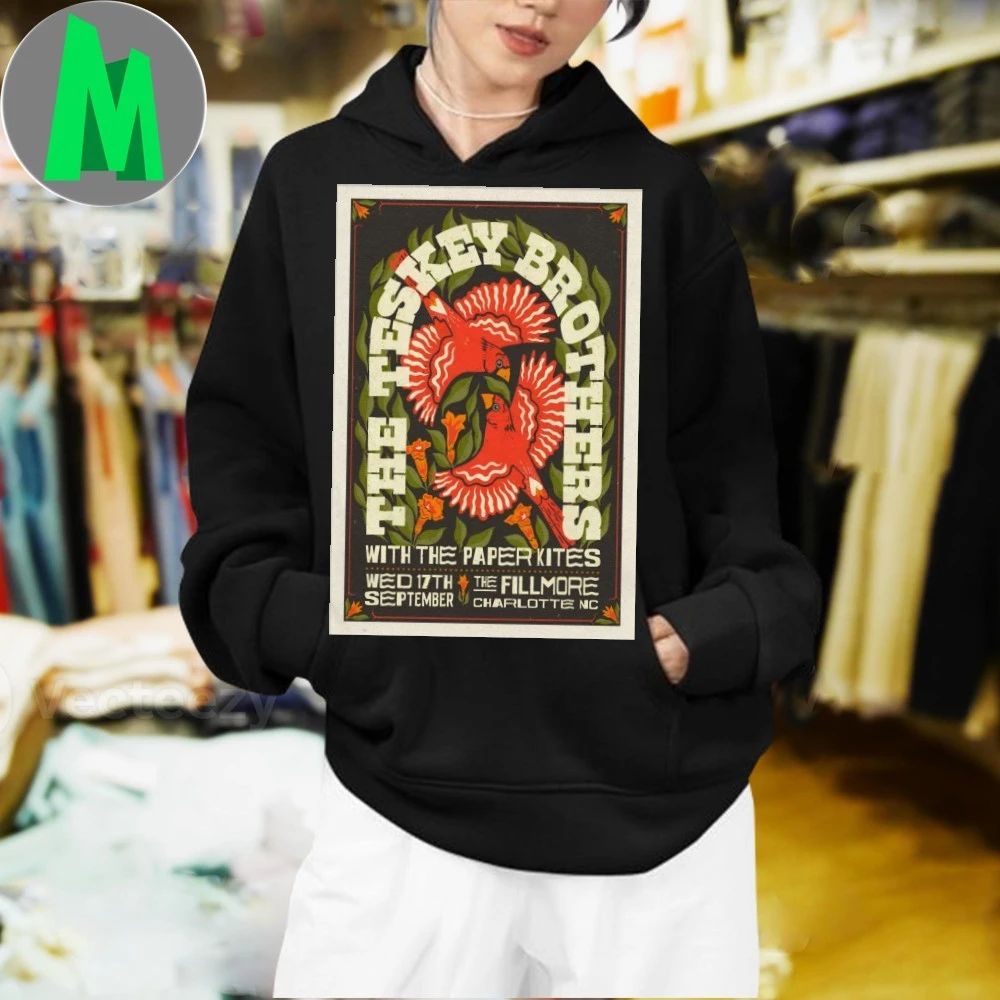 The Teskey Brothers Sep 17 2025 The Fillmore Charlotte NC Poster Shirt
