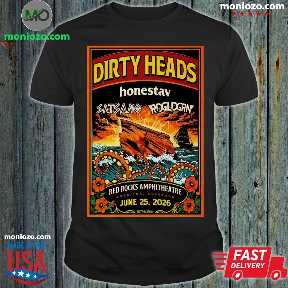 Original Dirty Heads Morrison, Red Rocks Park and Amphitheatre, June 25, 2026 Poster Shirt