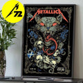 Metallica M72 Glasgow Limited Edition Poster At Hampden Park In Glasgow Scotland On June 25 2026