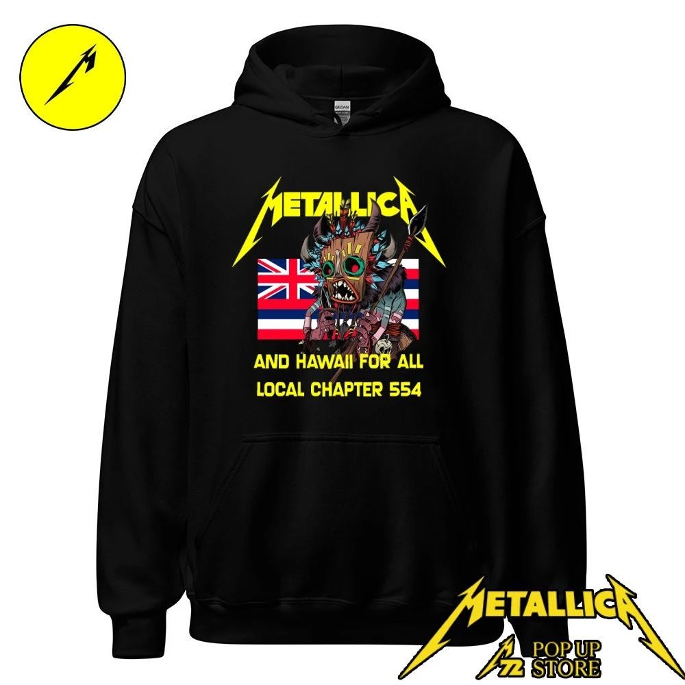 Metallica And Hawaii For All Local Chapter 554 Shirt