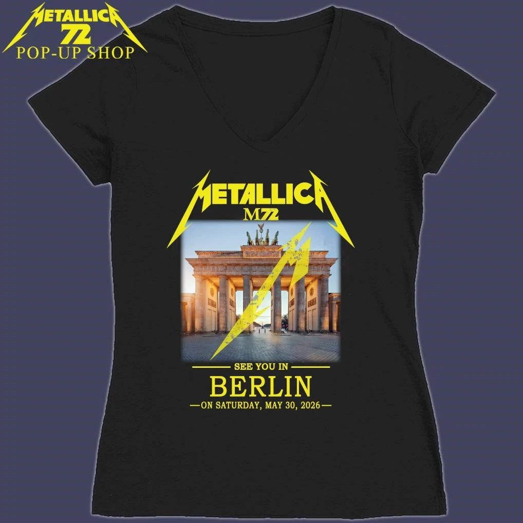 Metallica M72 See You In Berlin On Saturday May 30, 2026 T-Shirt