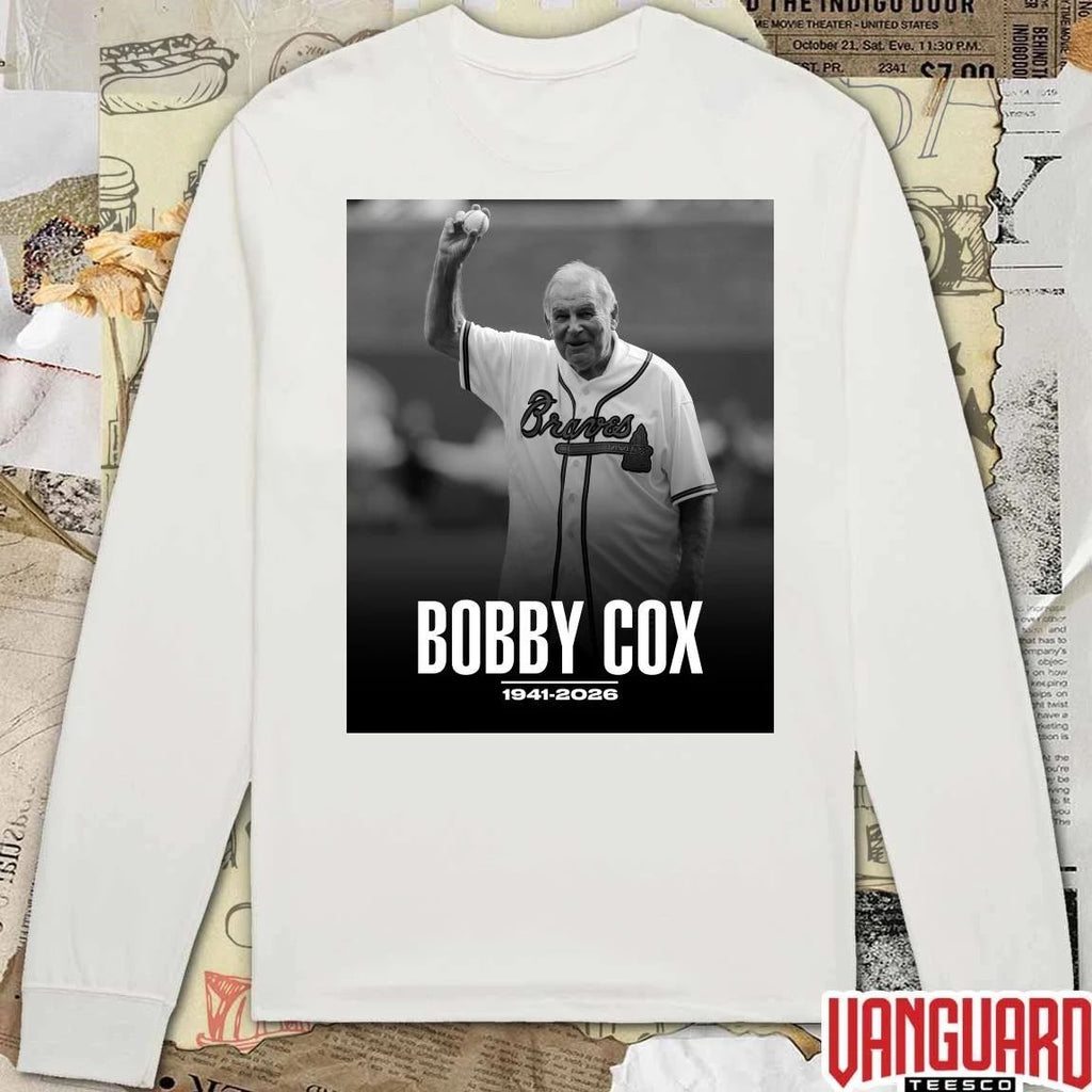 Bobby Cox 1941 – 2026 Talkin’ Baseball Poster t-shirt