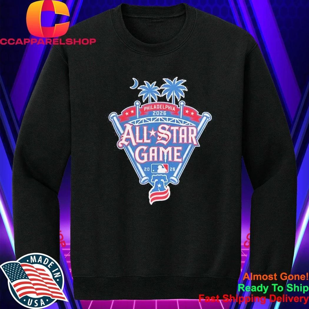 Philadelphia 2026 All Star Game MLB Baseball Liberty Bell Palm Trees Event Shirt