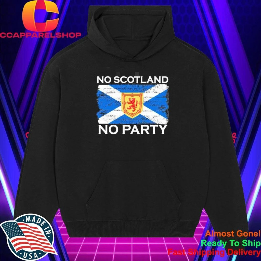 No Scotland No Party Flag Shirt