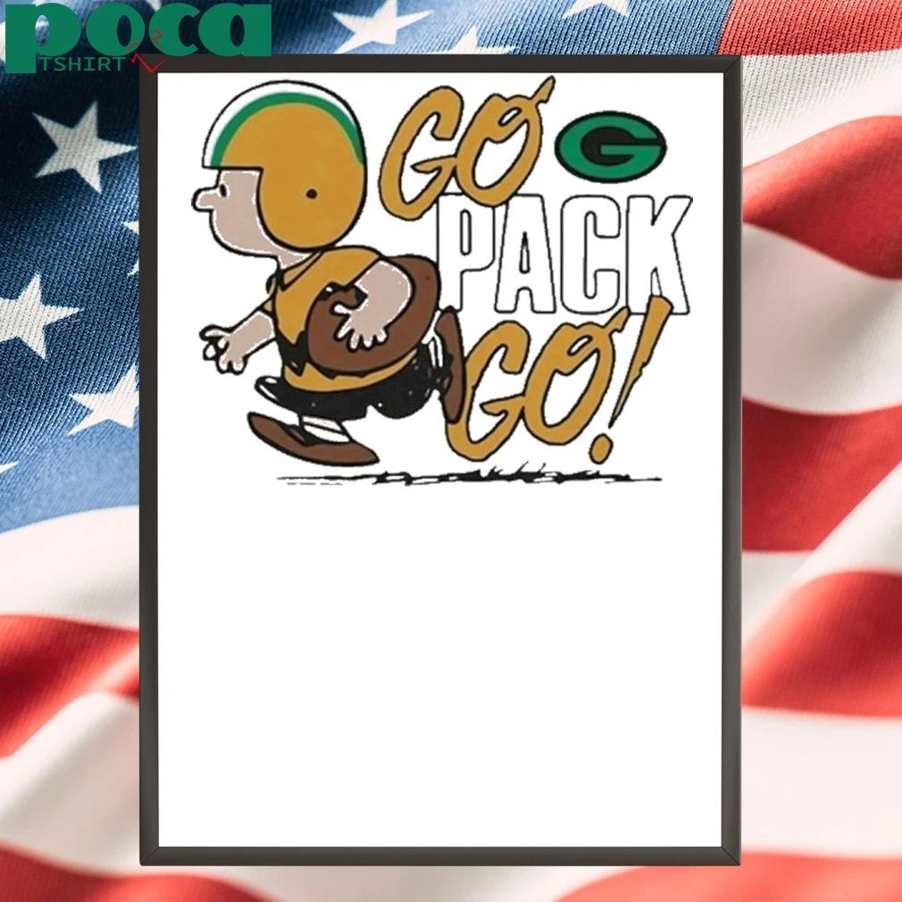Green Bay Packers X Peanuts 2025 Go Pack Go shirt