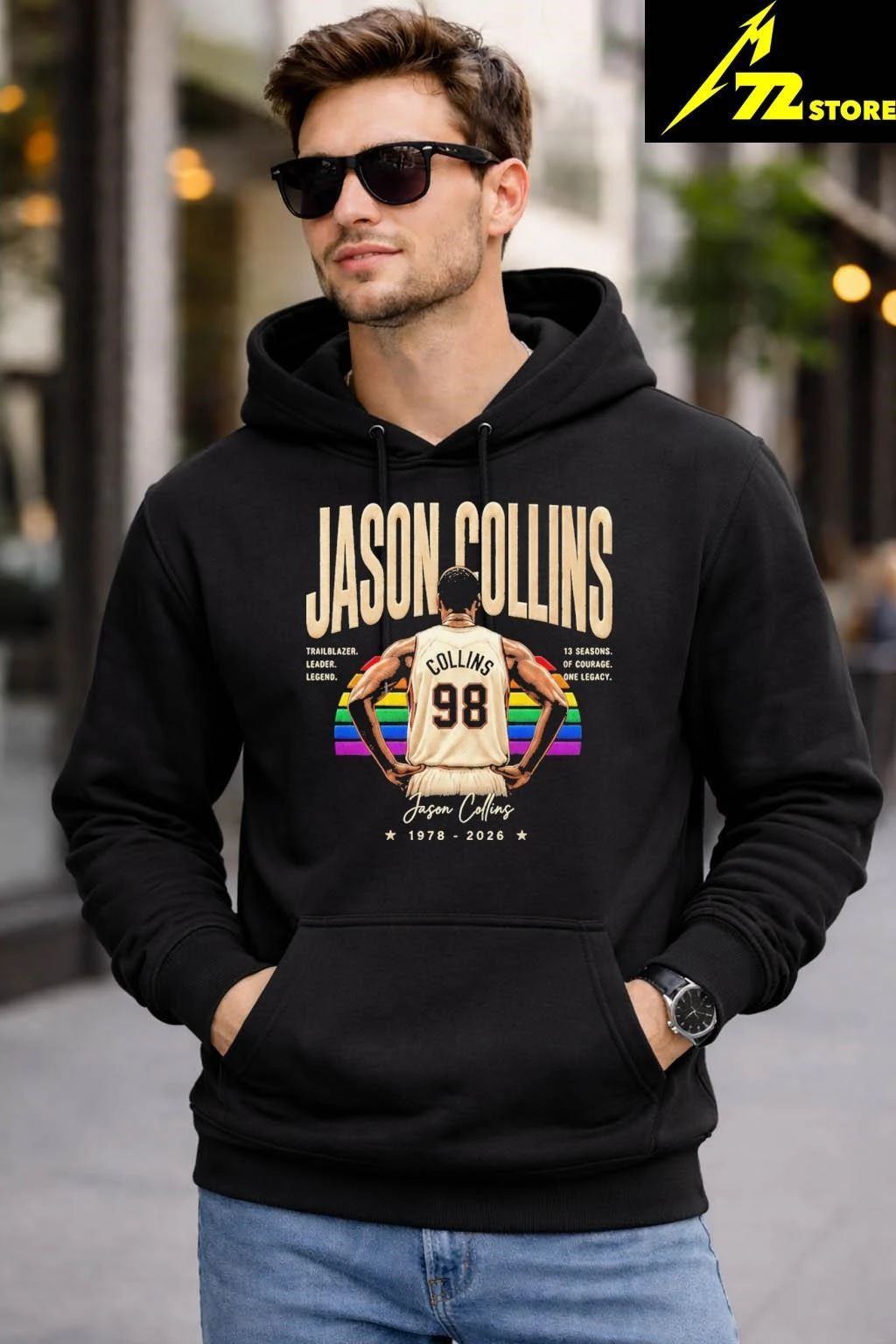 Retro 1978 2026 Jason Collins 98 Trailblazer Leader Shirt