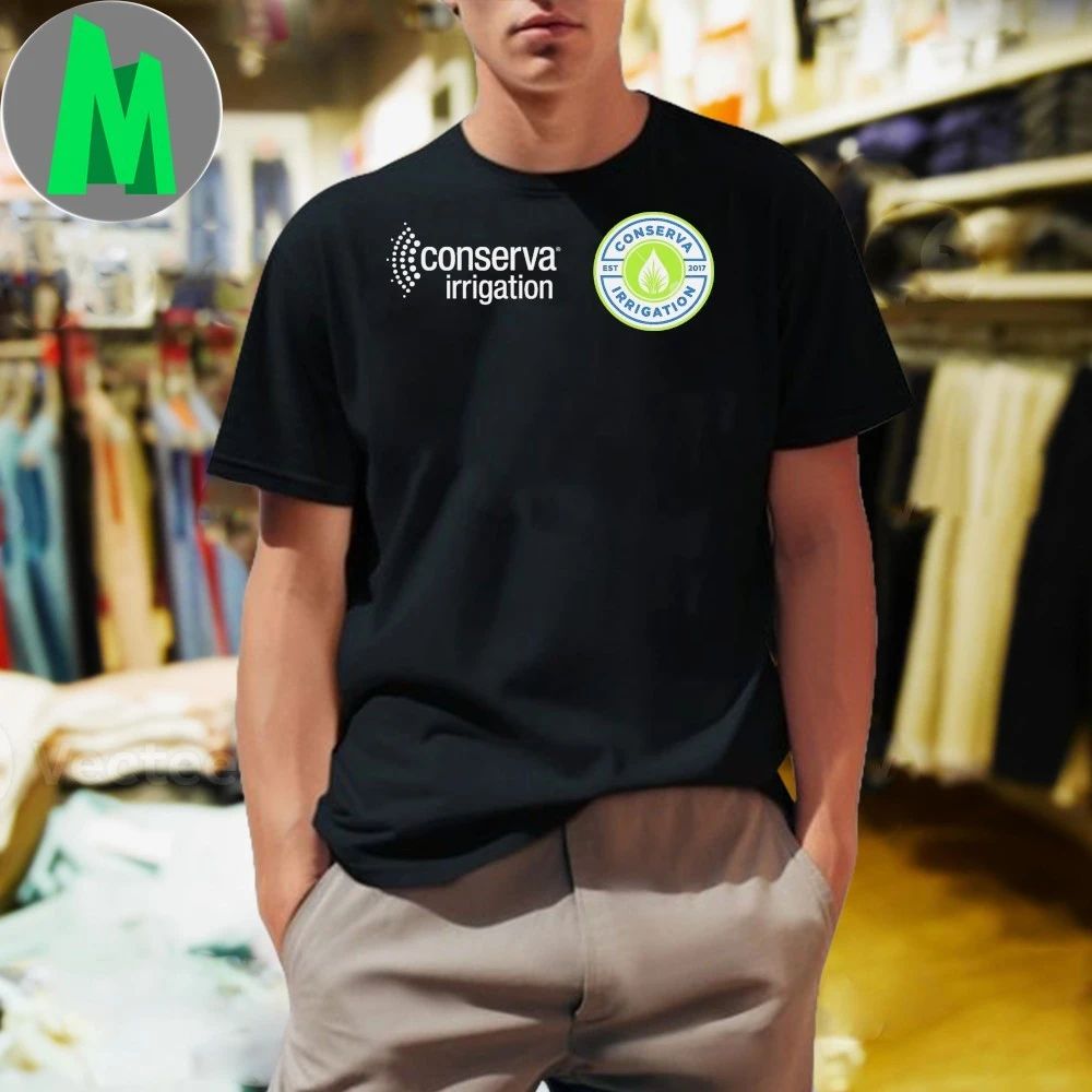 Vintage Style Conserva Irrigation Logo Shirt