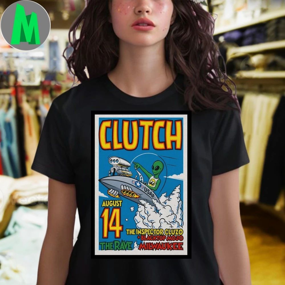 2025 Clutch Tour Milwaukee, WI Poster Shirt