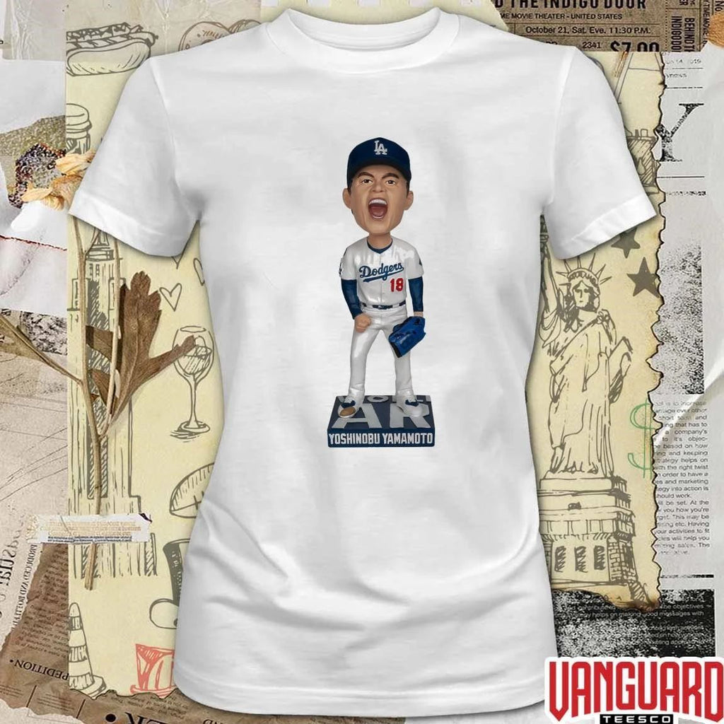 Dodgers Yoshinobu Yamamoto Starter Series Bobblehead 2026 Giveaway t-shirt