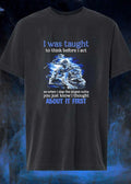 I Was Taught To Think Before I Act Skeletor Riding Panther shirt