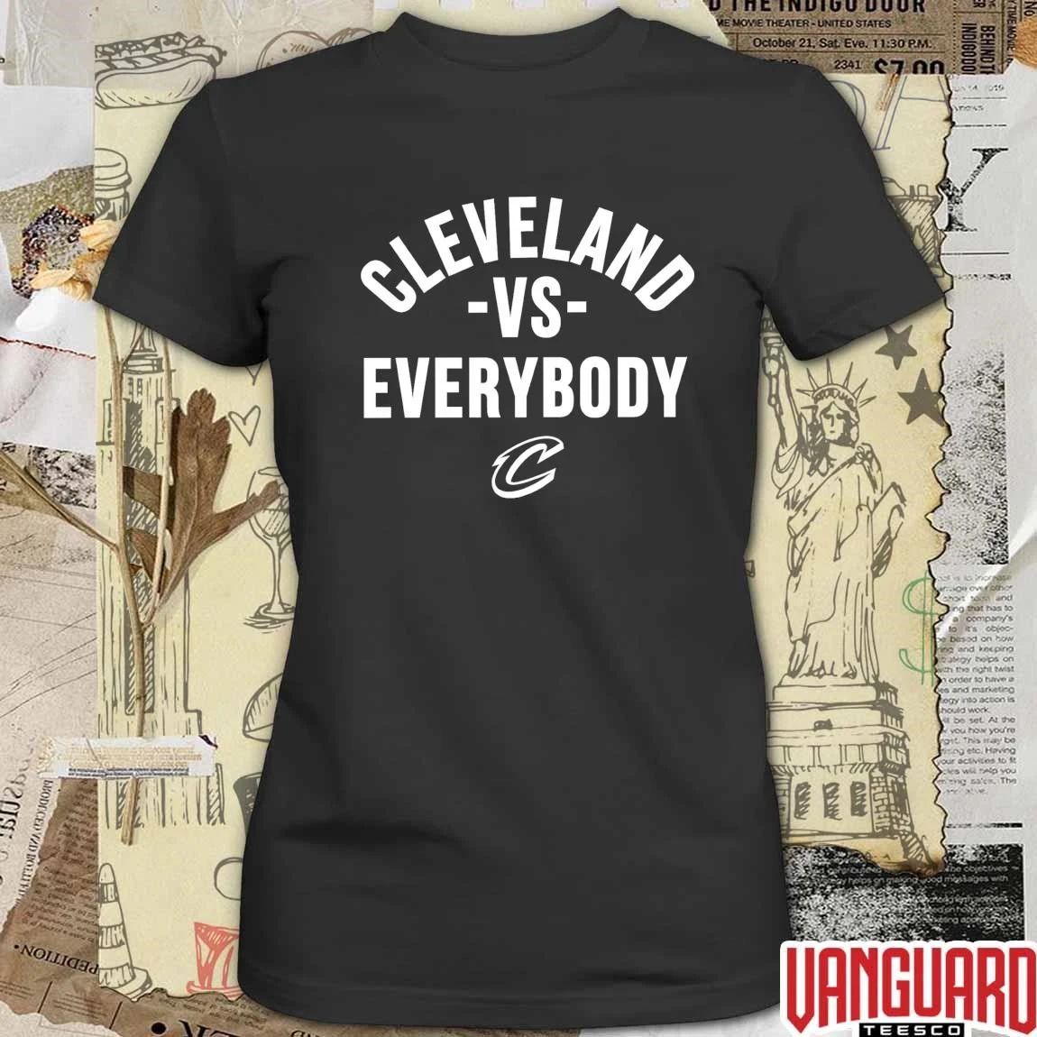 Cleveland Vs Everybody Cleveland Cavaliers 2026 NBA Playoffs Basketball t-shirt
