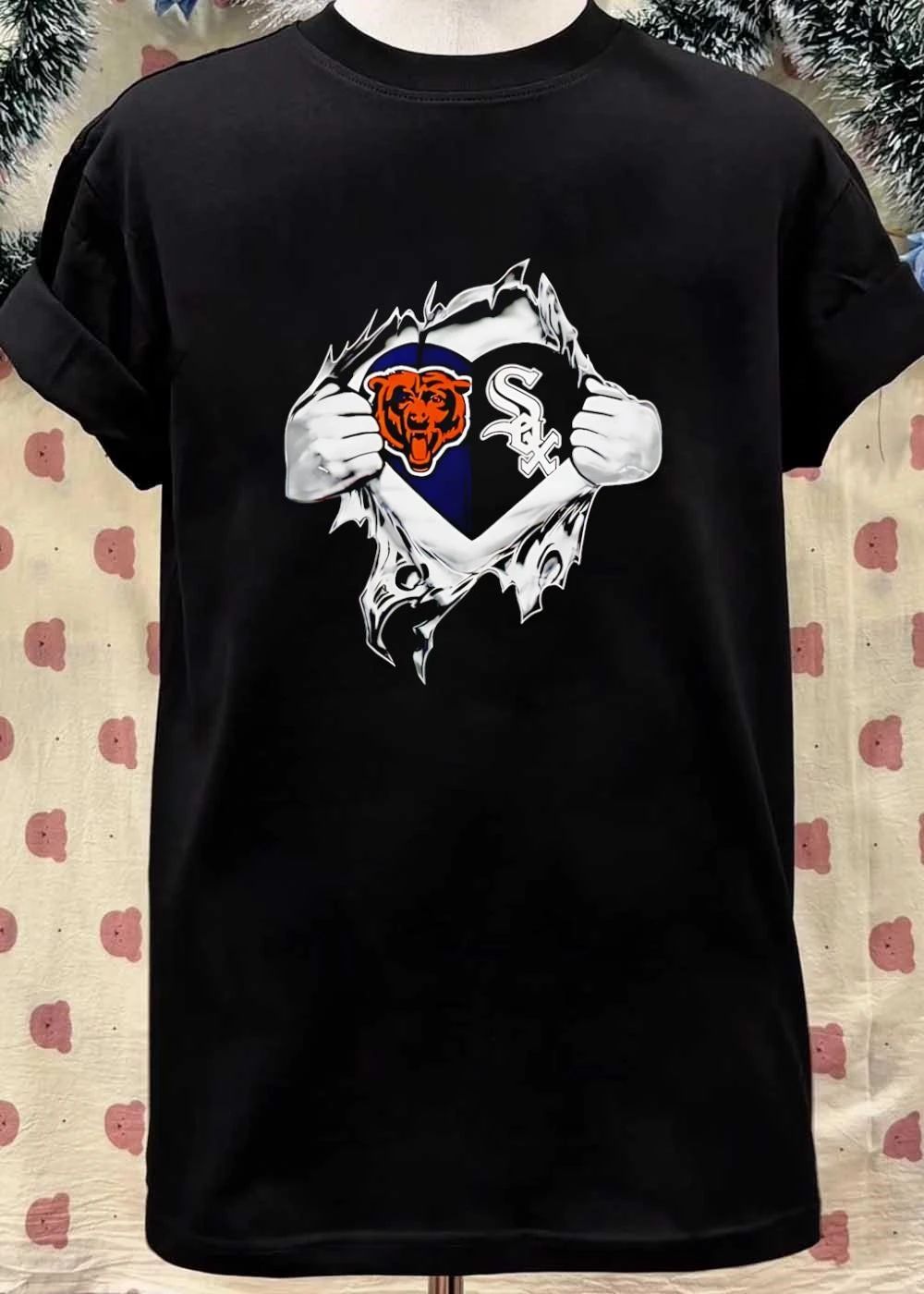 Chicago Fan Gear Show Your Love for the Bears and White Sox T-Shirt