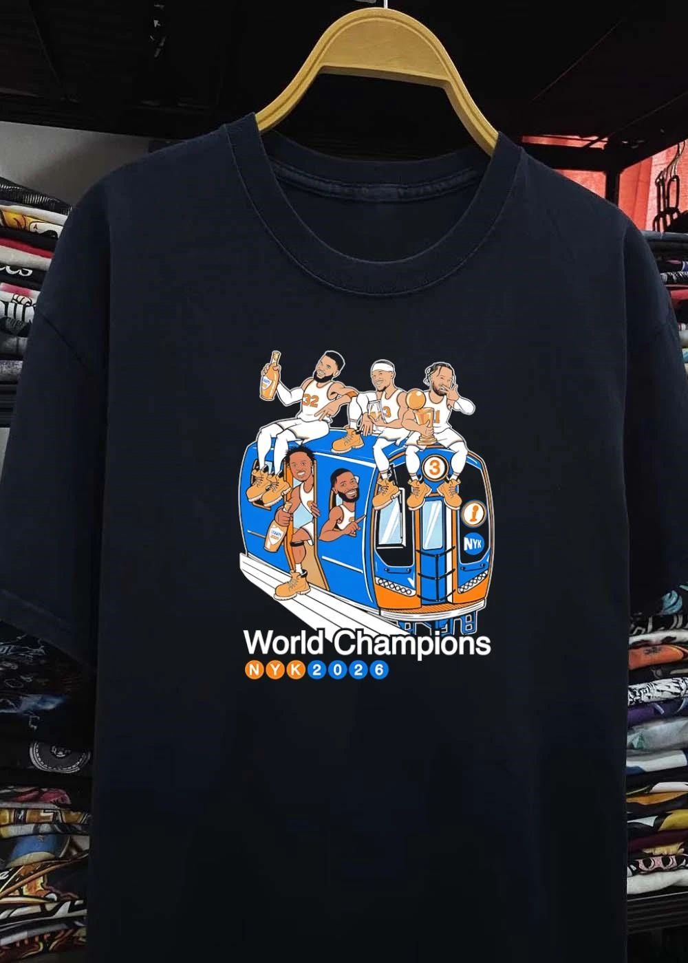 NYK World Champions 2026 Knicks T-Shirt