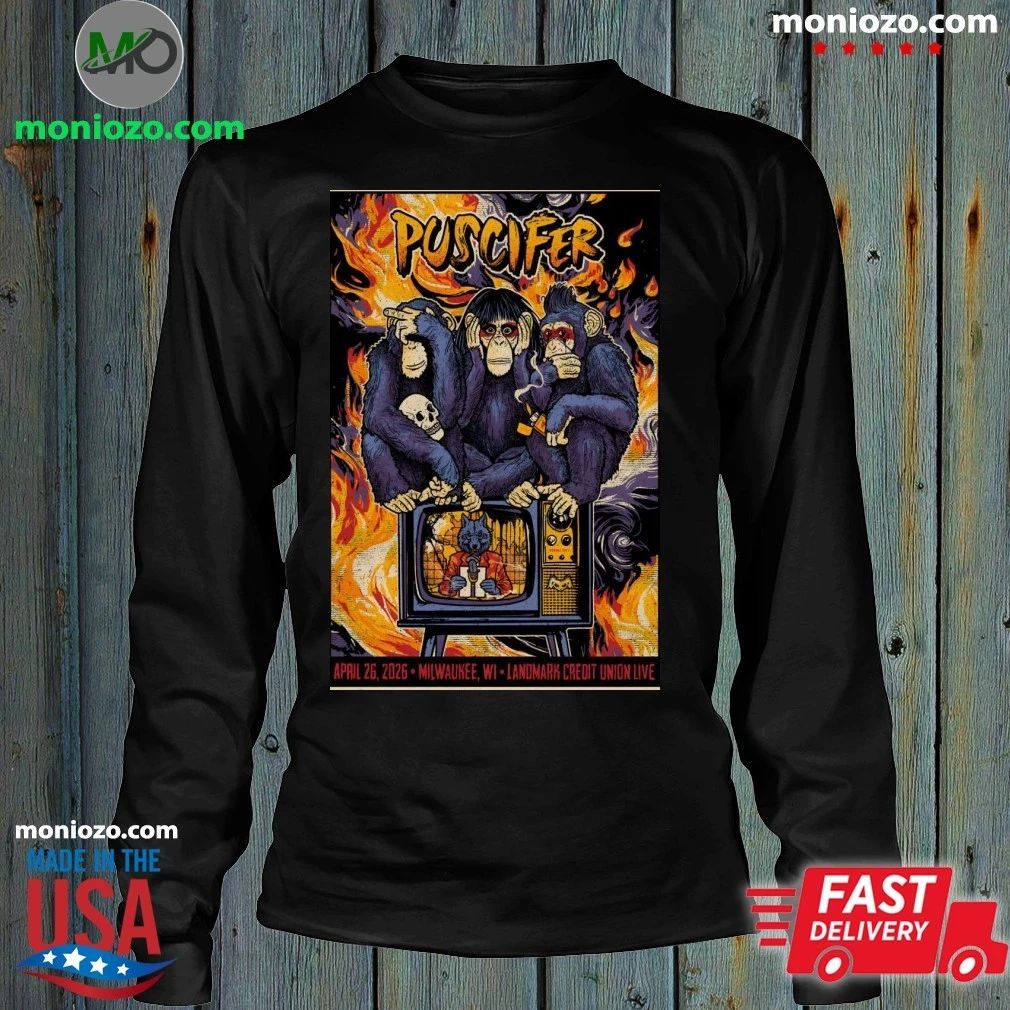 Original Puscifer In Milwaukee WI On April 26 2026 Tour Poster Shirt