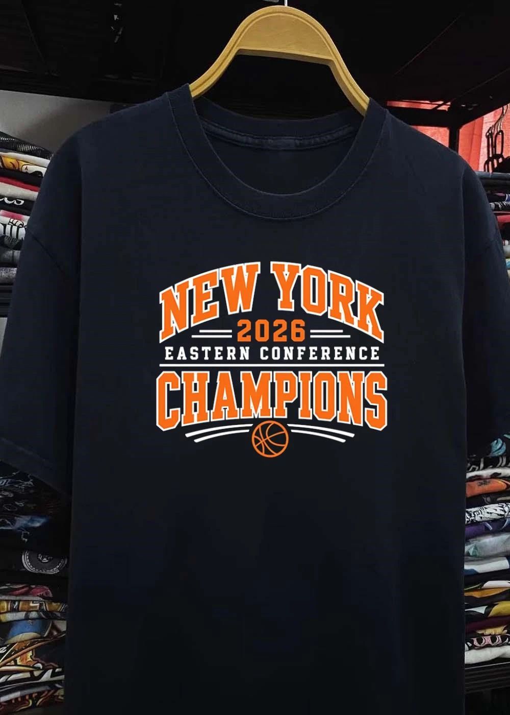 New York 2026 Eastern Conference Champions Basketball Fan Shirt