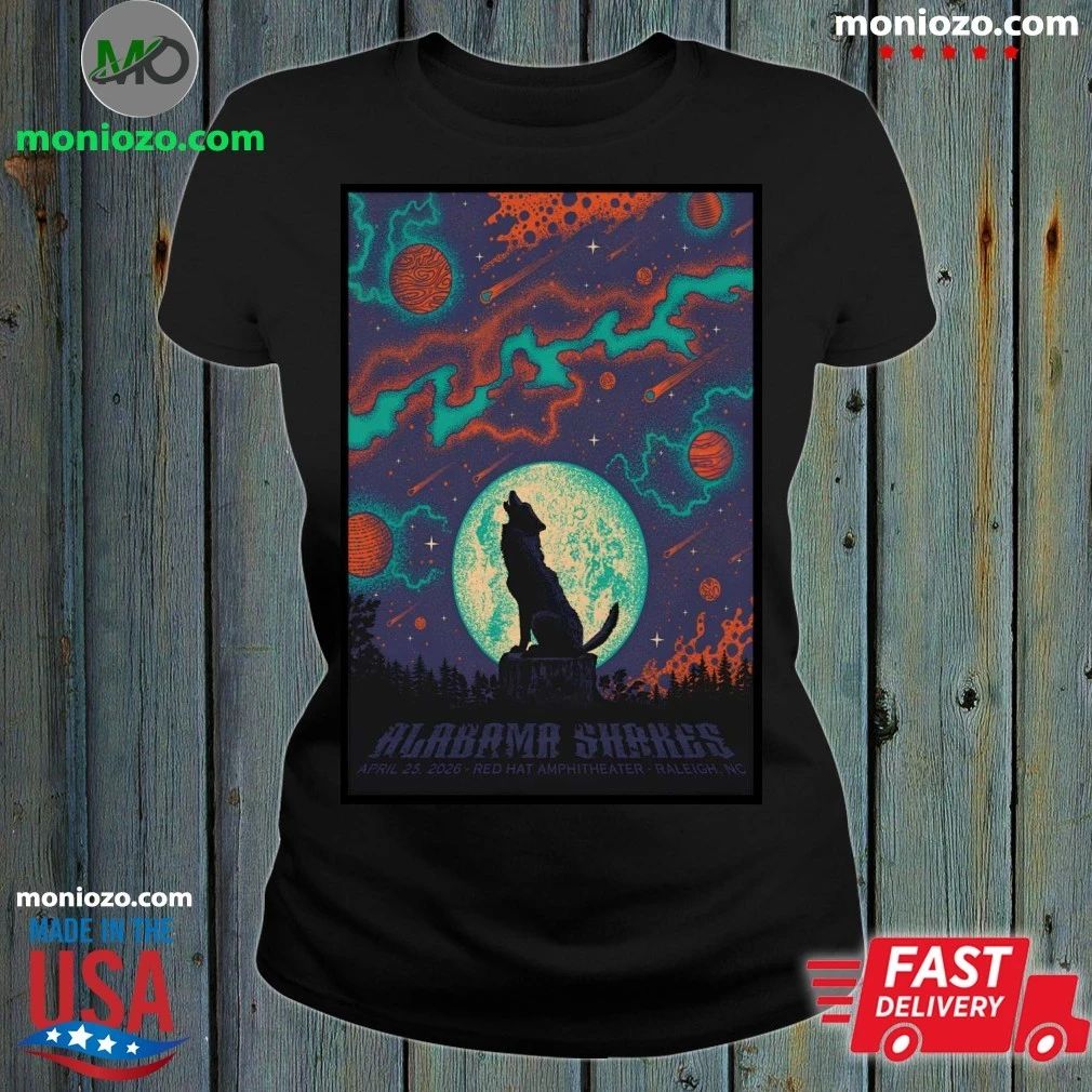 Original Alabama Shakes At Red Hat Amphitheater On April 25 2026 Poster Shirt