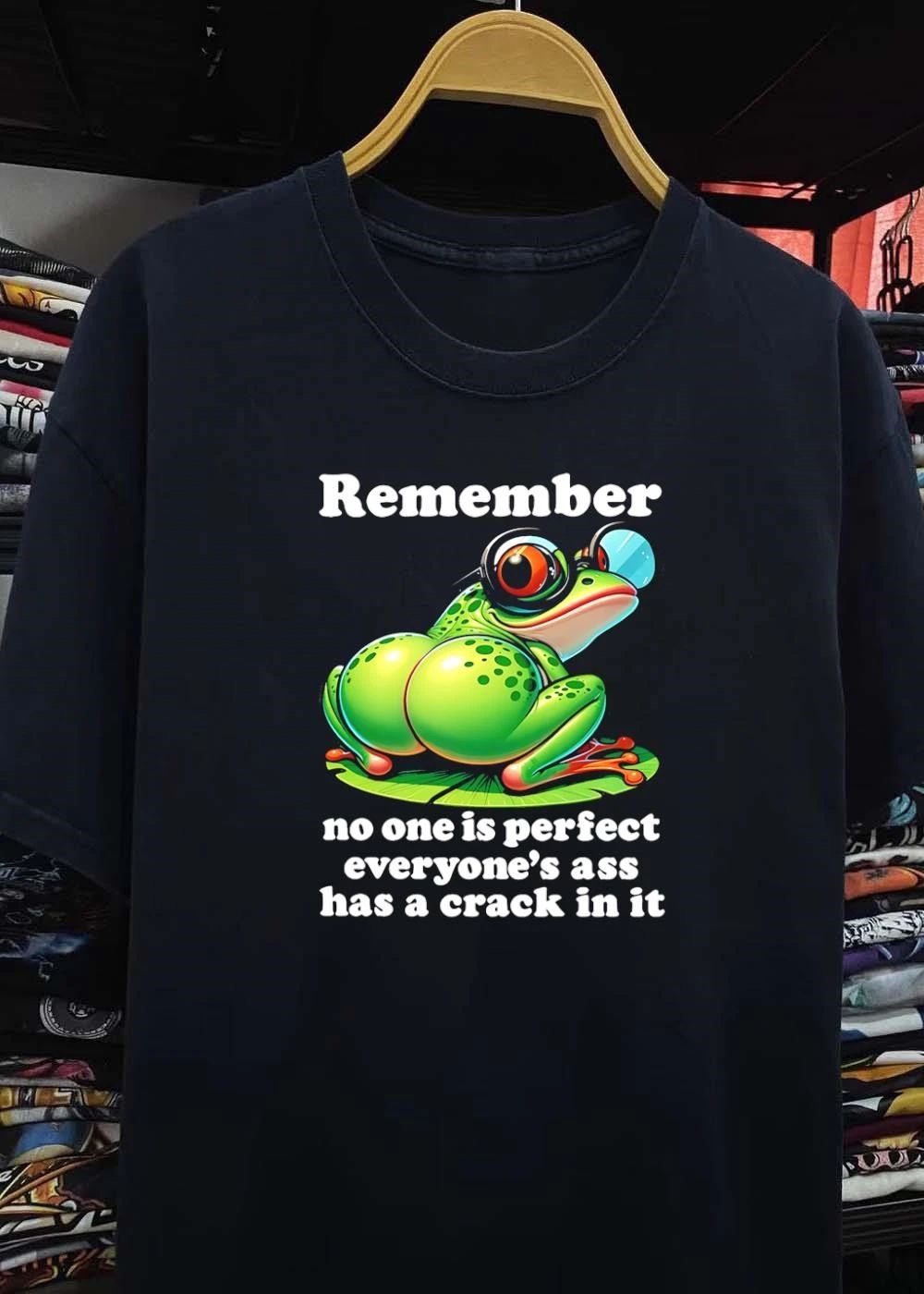 Remember Frog With Glasses Ass Crack Shirt