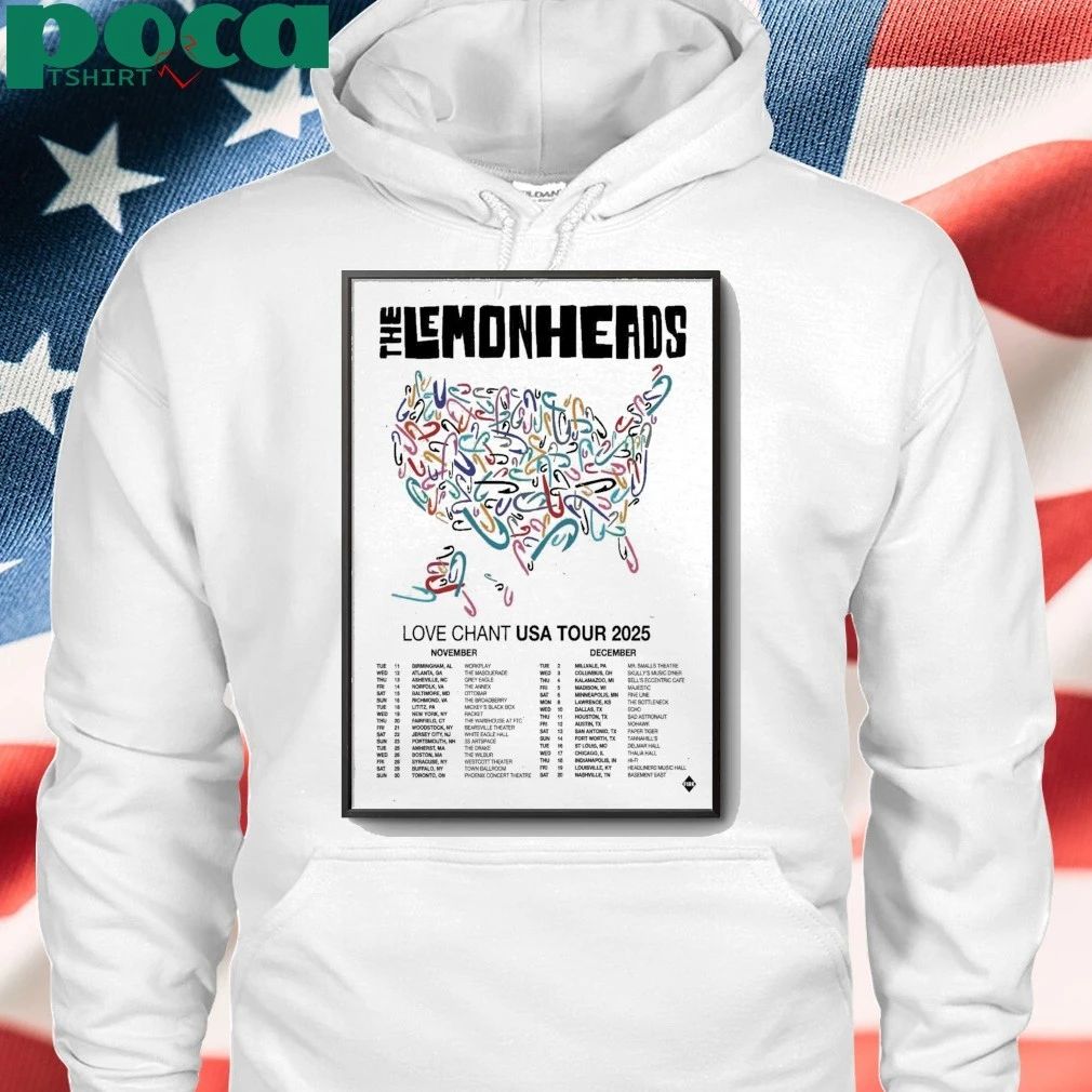 The Lemonheads Live Chant USA Tour 2025 Poster shirt