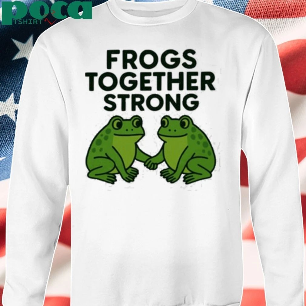 Frogs Together Strong Portland Frog T-shirt