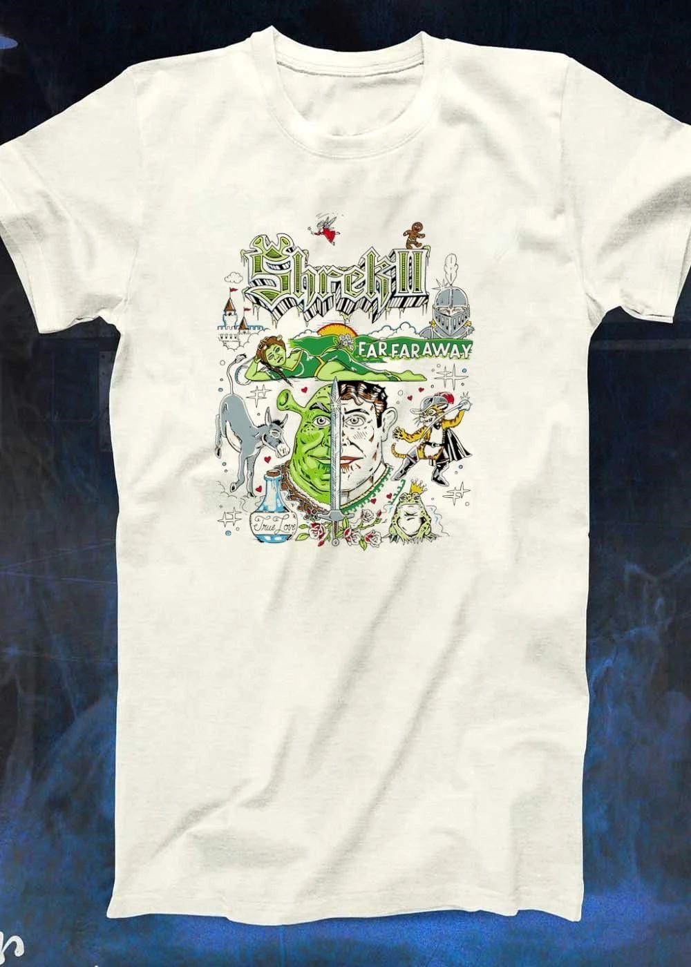 Shrek 2 Far Far Away True Love Walker comic shirt