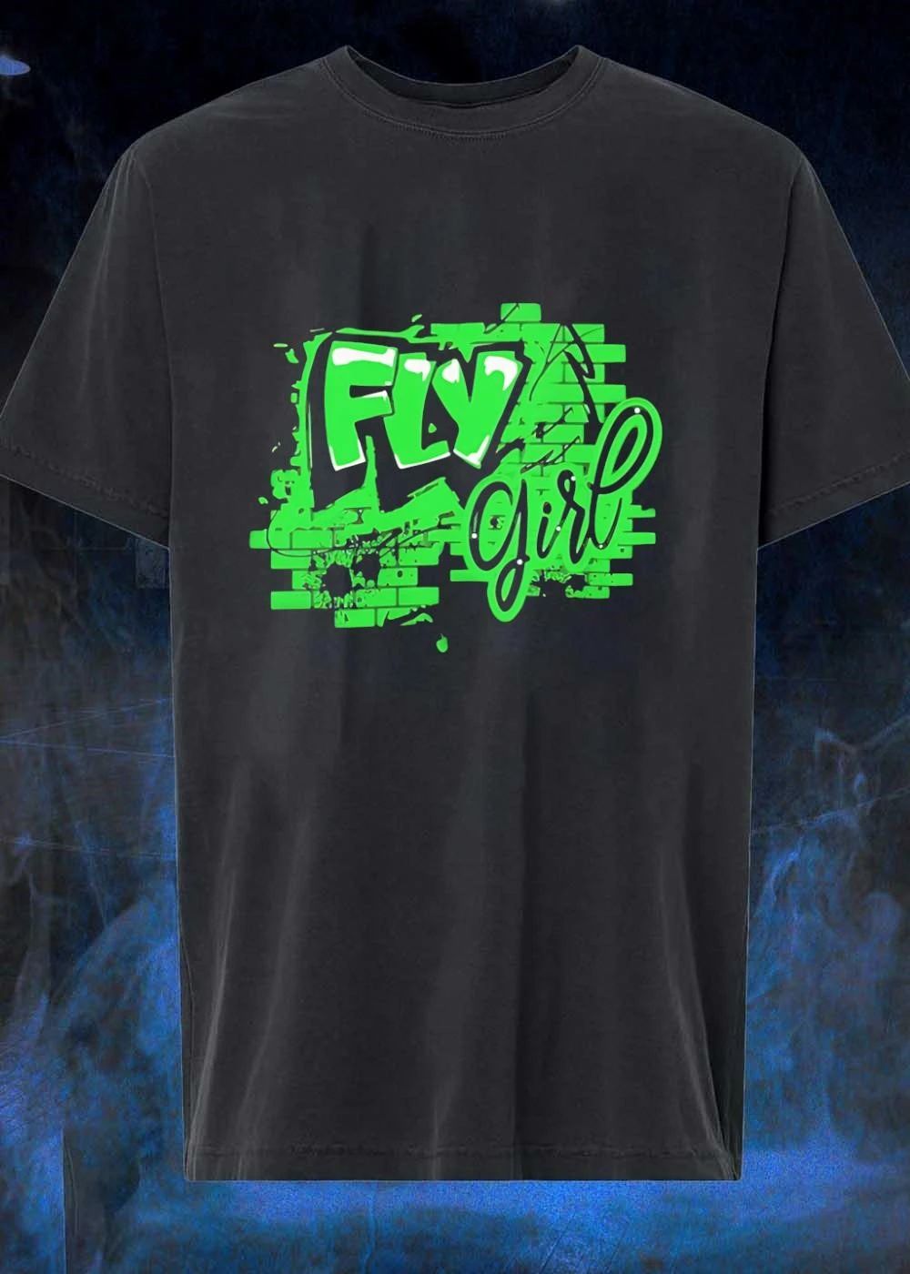 Fly Girl Graffiti Street Art T-Shirt