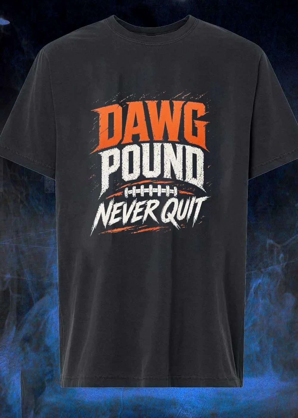 Dawg Pound Never Quit Cleveland Browns T-Shirt