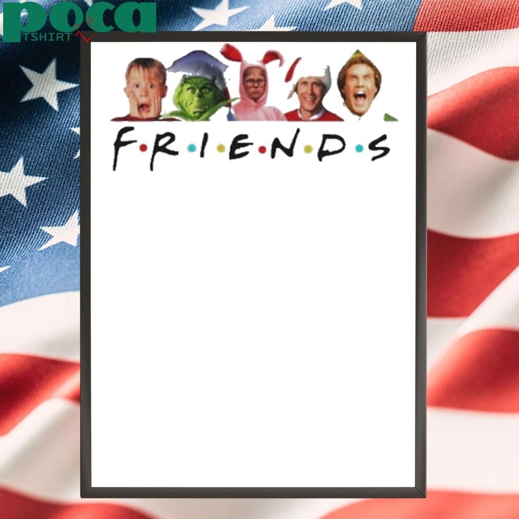Friends The Grinch White Tee Shirt
