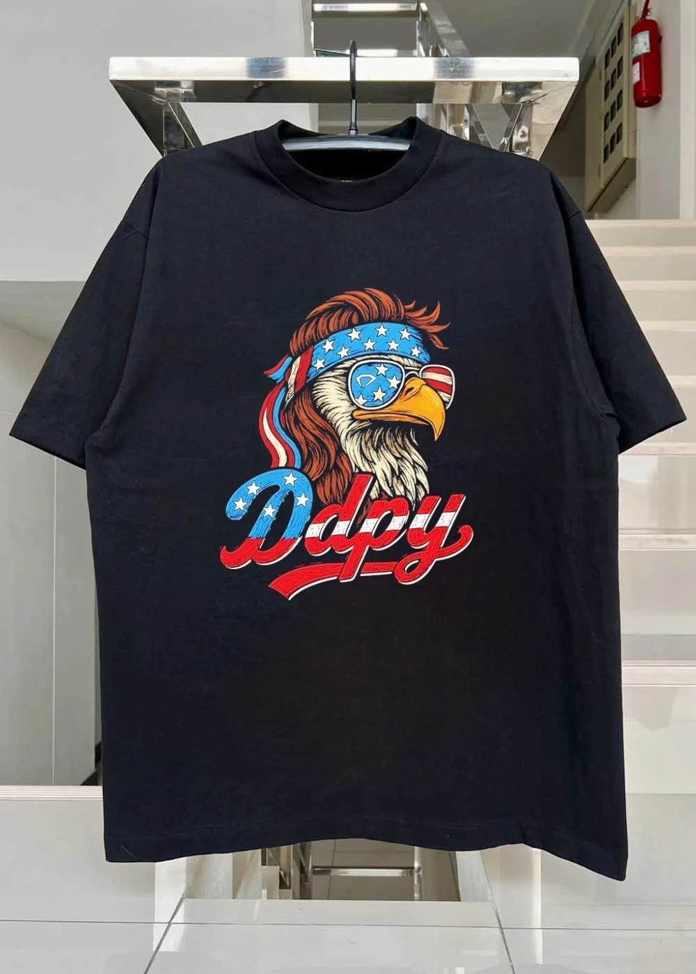 Patriotic Mullet Eagle USA Flag Sunglasses Ddpy T-Shirt